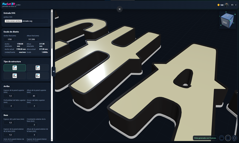 PROLED3D workflow